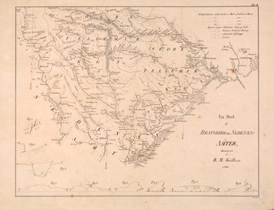 A Part of Bratsberg and Nedenæs Counties by Baltazar Mathias Keilhau